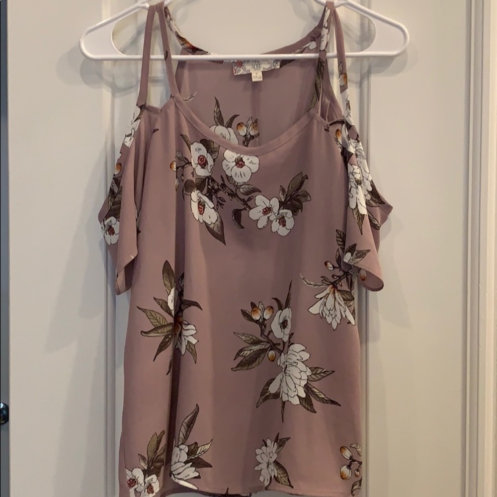 Purple flower top